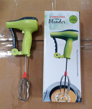 Manual blender with stainless steel blades