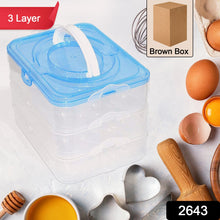 3-Layer Plastic Refrigerator Egg Storage Box (36 Grid)