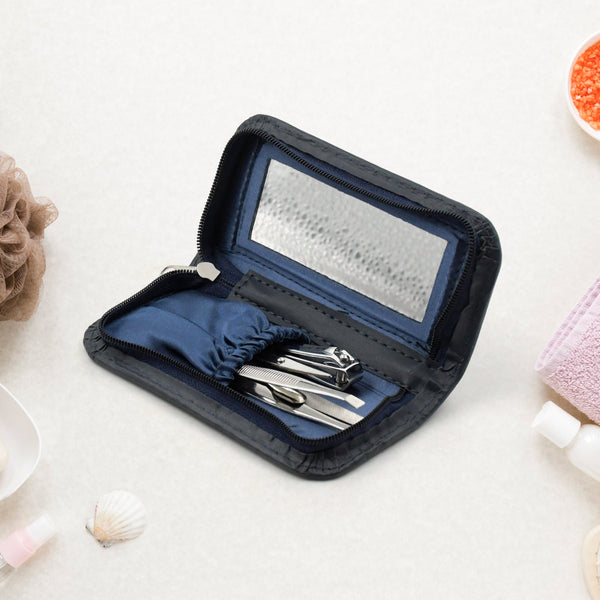 5-in-1 stainless steel nail clipper kit with travel case