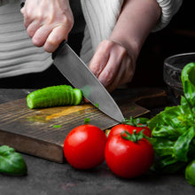 Sharp and durable 5-piece knife set for kitchen use.