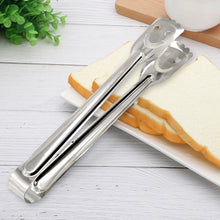 Stainless steel multipurpose tongs, 1pc, ideal for grilling and kitchen tasks.