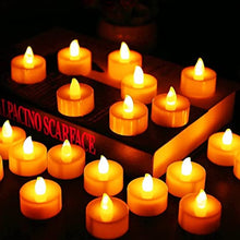 White LED tealight candles, 24 pcs, for festival decor