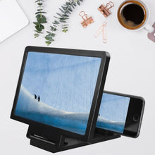 3D phone screen magnifier with holder bracket, enhancing video viewing experience