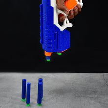 Foam suction bullet gun with ABS plastic build.