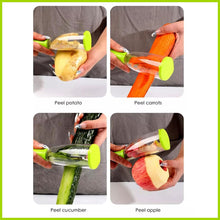 Fruit and vegetable peeling tool