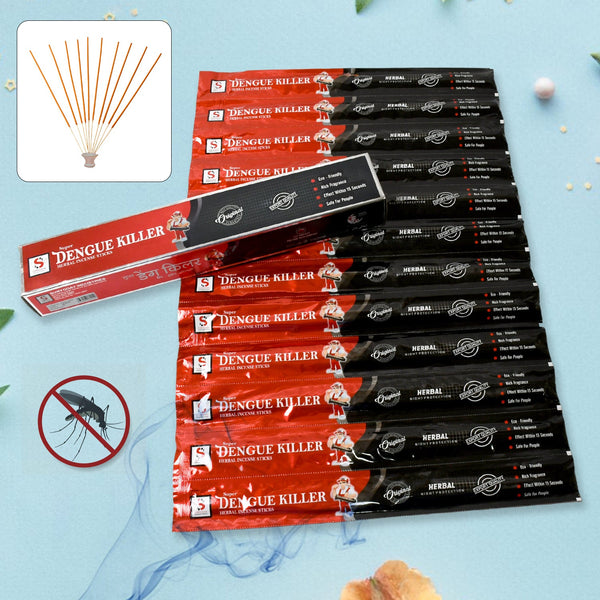 Mosquito Agarbatti Stick Herbal Mosquito Agarbatti 1 Box ( 12 Packet / 120 Sticks ) ( Incense Stick )