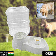 Automatic Pet Water Dispenser Self-Dispensing Gravity Pet Feeder Water Cat Dog Feeding Bowl Drinking Water & Pet Feeder Food Dispenser - Replenish Pet Food for Dog Cat Animal Automatic Gravity Dry Food Storage Bottle