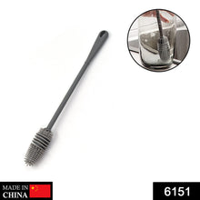 Kitchen brush for cleaning bottles and jars