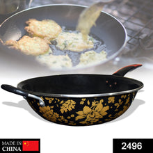 Side view of premium quality aluminium fry pan