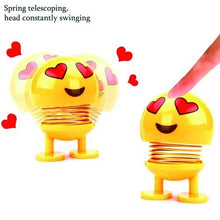 Emoticon smiling face spring figure