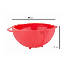 Plastic basket for washing vegetables and fruits