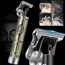 Professional hair trimmer with adjustable blades