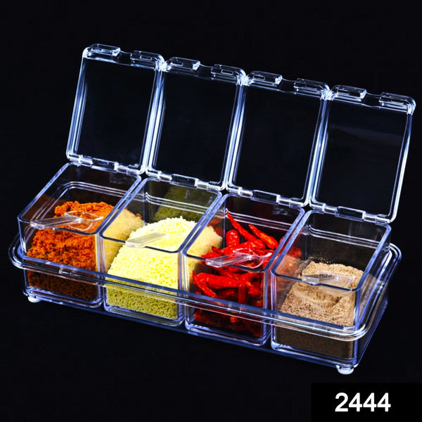 Transparent seasoning box set