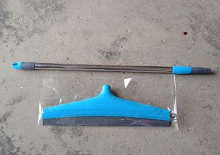 Floor cleaning tool with adjustable rod.