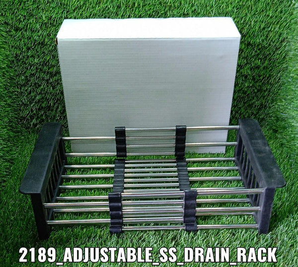 Stainless steel dish drainer for sinks