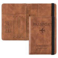 Passport Holder Cover Pu Leather Travel Wallet Case (1 Pc  1511 Cm)